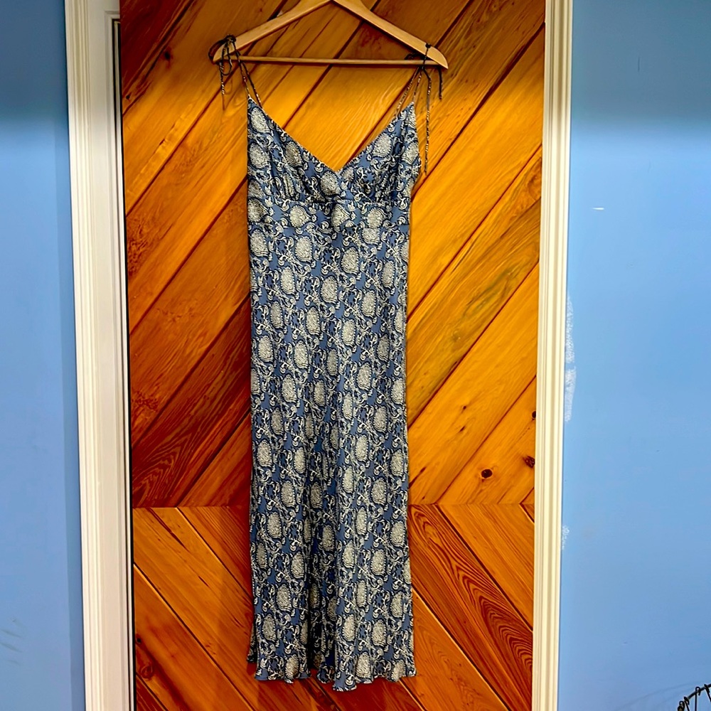 Vintage JCrew size 8 silk slip dress. Used, gently worn.